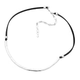 Curved Metal Choker Necklace by Madeline Love