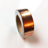 Rose Gold Metallic Washi Tape | Gift Wrapping and Craft Tape by The Bullish Store