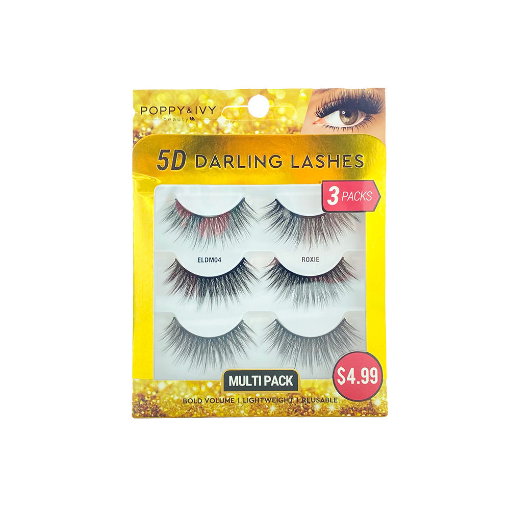 ABSOLUTE Poppy & Ivy 5D Darling Lashes (3-Pack) - Roxie