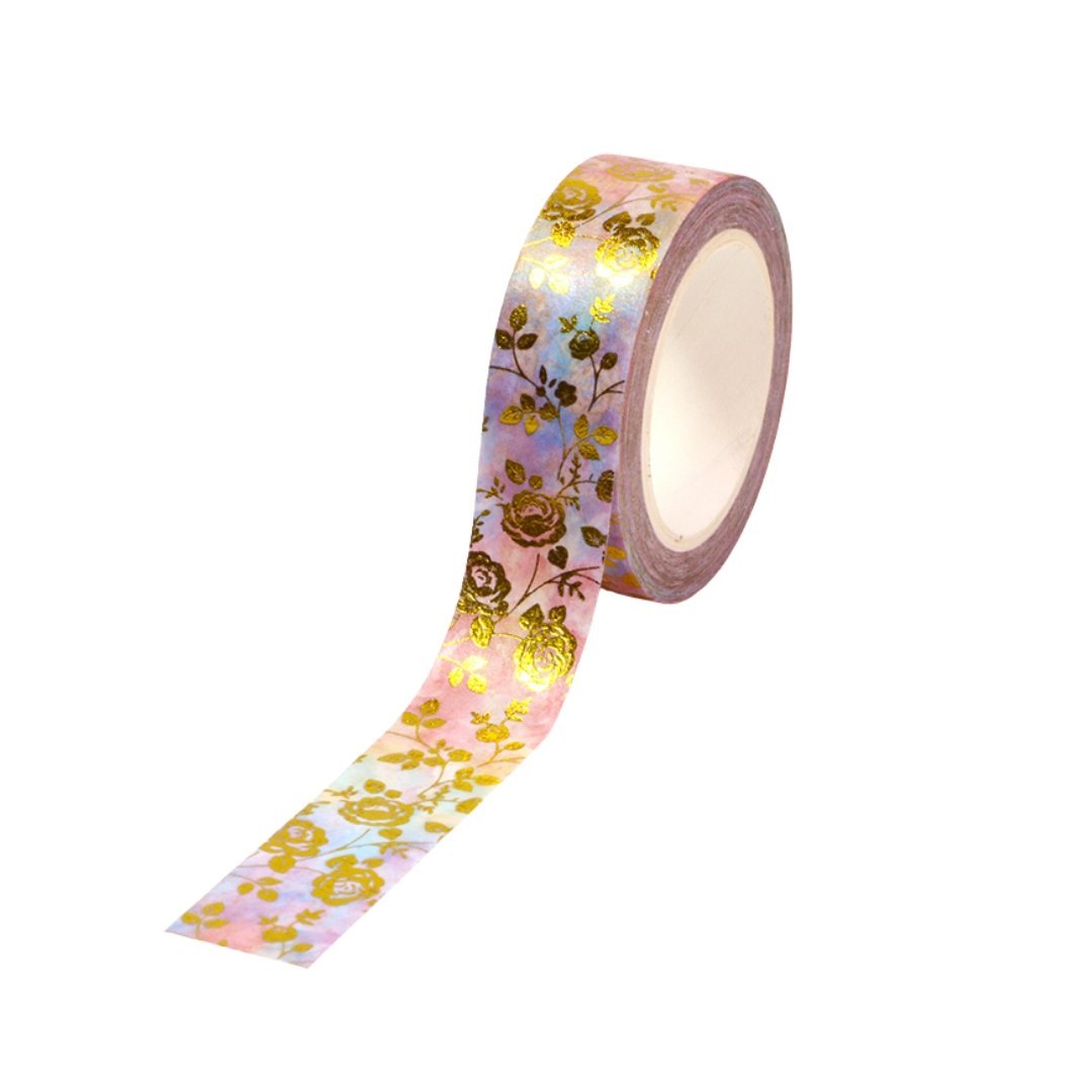 Royal Floral Washi Tape | Gift Wrapping and Craft Tape by The Bullish Store