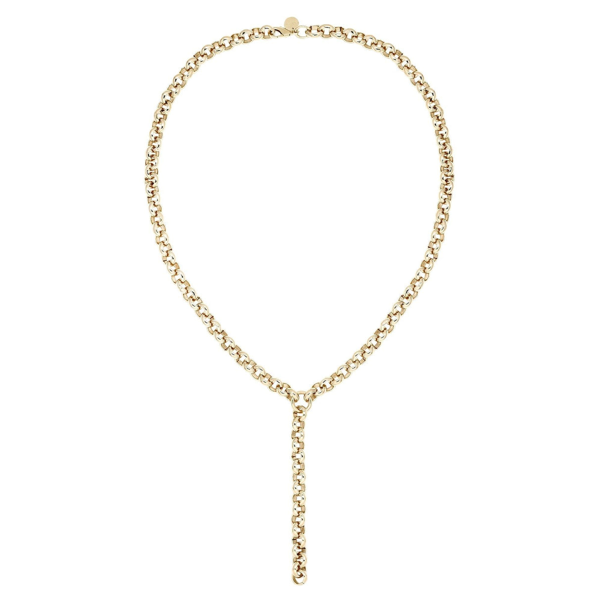 Royal Rolo Chain Lariat by eklexic jewelry