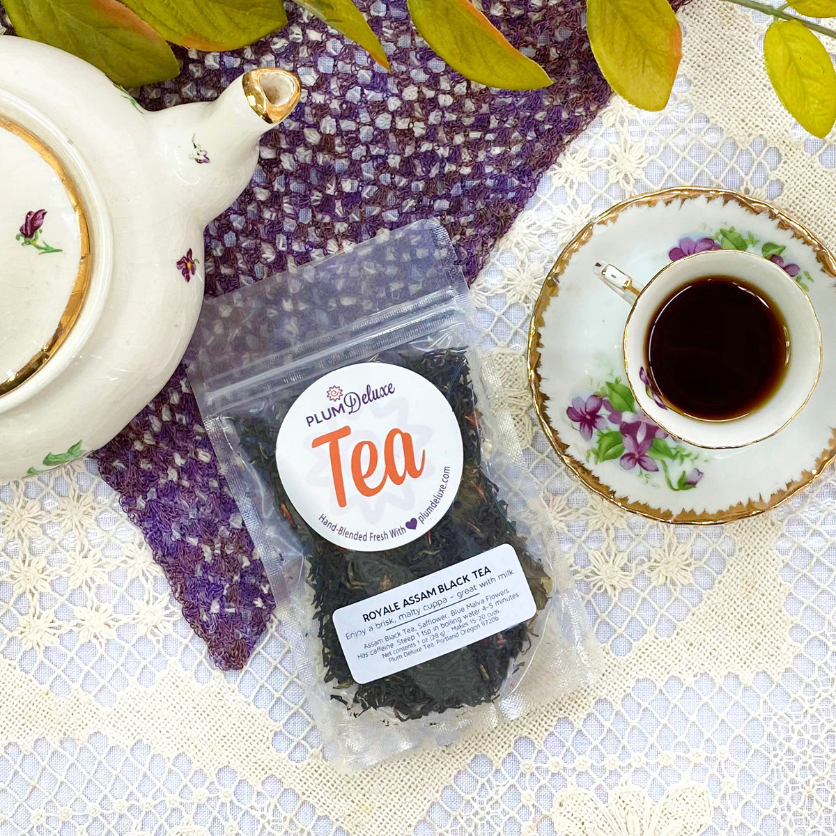 Royale Assam Black Tea by Plum Deluxe Tea