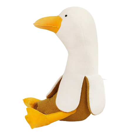 Fluffy Banana Duck Plushie (3 Colors, 3 Sizes) by Subtle Asian Treats