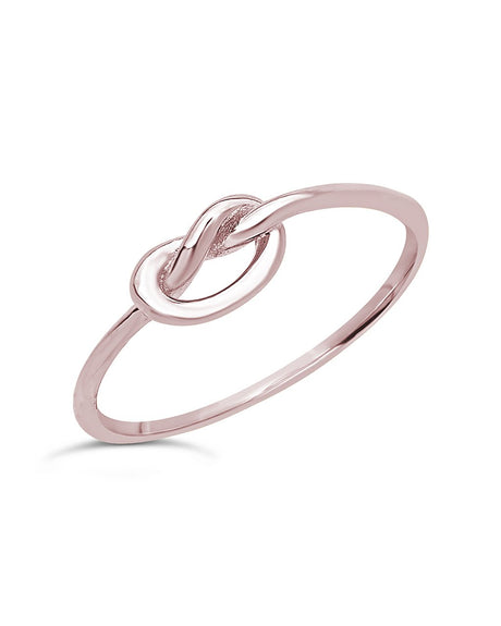 Sterling Silver Love Knot Ring by Sterling Forever