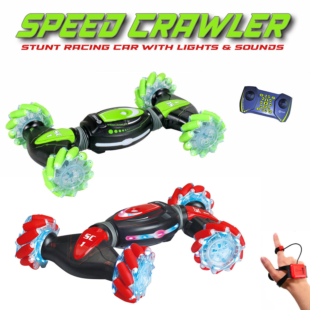 Contixo SC1 All Terrain Speed Crawler RC Stunt Car by Contixo