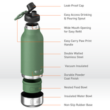 Green Buddy Bottle by ASOBU®