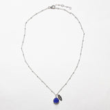 September Blue Sapphire Birthstone Necklace by Tiny Rituals