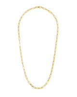 14K Italian Gold Paperclip Chain Necklace by Sterling Forever