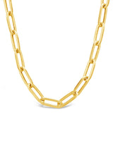 14K Italian Gold Paperclip Chain Necklace by Sterling Forever