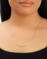 14K Italian Gold Paperclip Chain Necklace by Sterling Forever