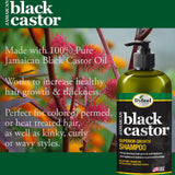 Difeel Superior Growth Jamaican Black Castor Shampoo 33.8 oz. by difeel - find your natural beauty