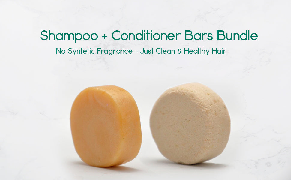 Shampoo Bar & Conditioner Bar Bundle by BeNat