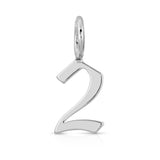 SILVER GOTHIC NUMBERS by eklexic jewelry