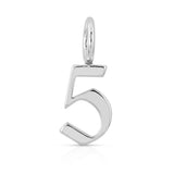 SILVER GOTHIC NUMBERS by eklexic jewelry