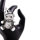 Studded Bear Ring by BeyondEnvy