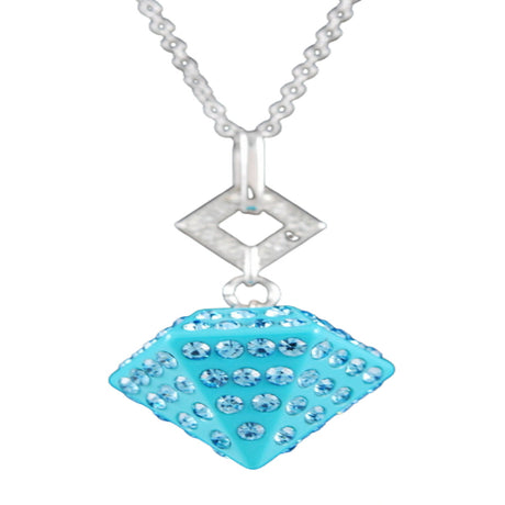 Studded Diamond Pendant Necklace by BeyondEnvy