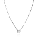 Solitaire Necklace by Jennifer Miller Jewelry