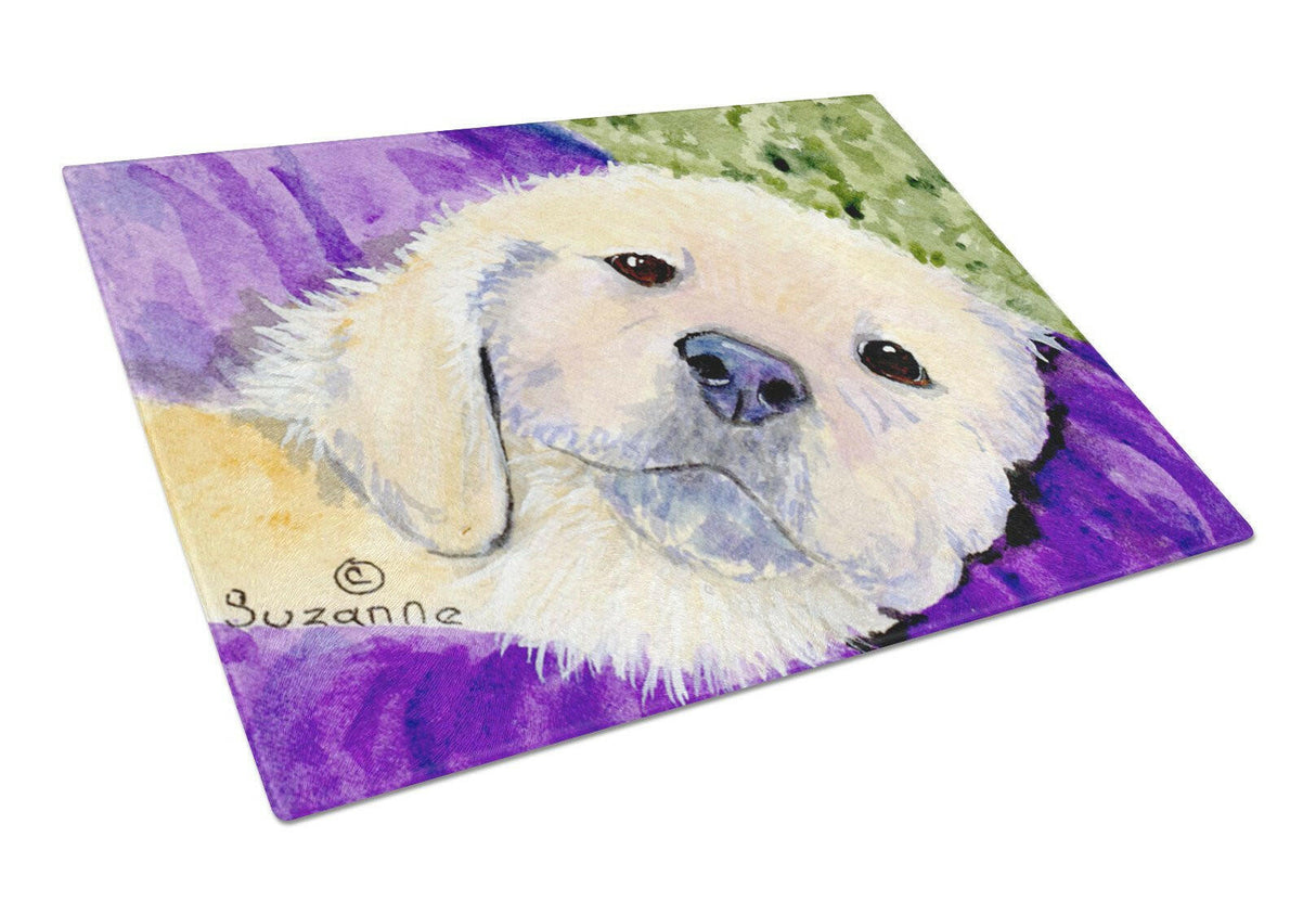 Golden Retriever Glass Cutting Board Large by Caroline's Treasures