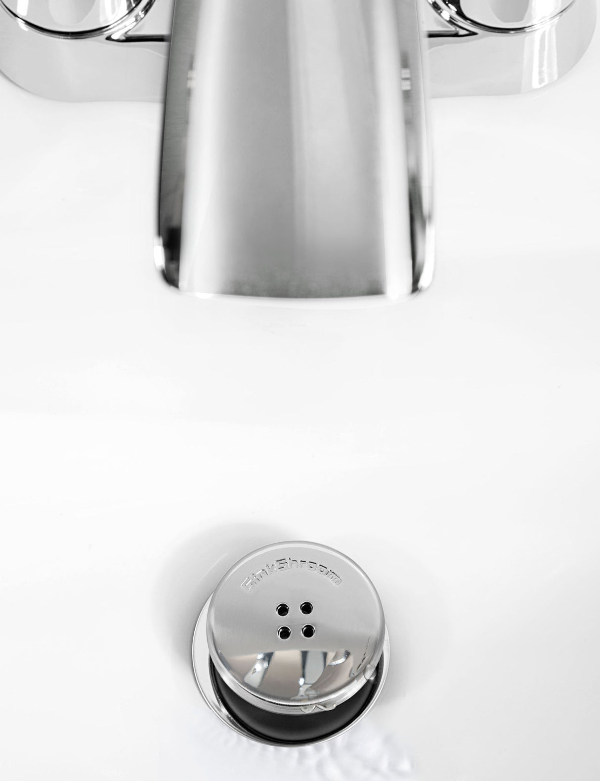 SinkShroom (Chrome Edition) The Hair Catcher That Prevents Clogged Bathroom Sink Drains by TubShroom.com