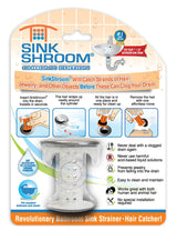 SinkShroom (Chrome Edition) The Hair Catcher That Prevents Clogged Bathroom Sink Drains by TubShroom.com