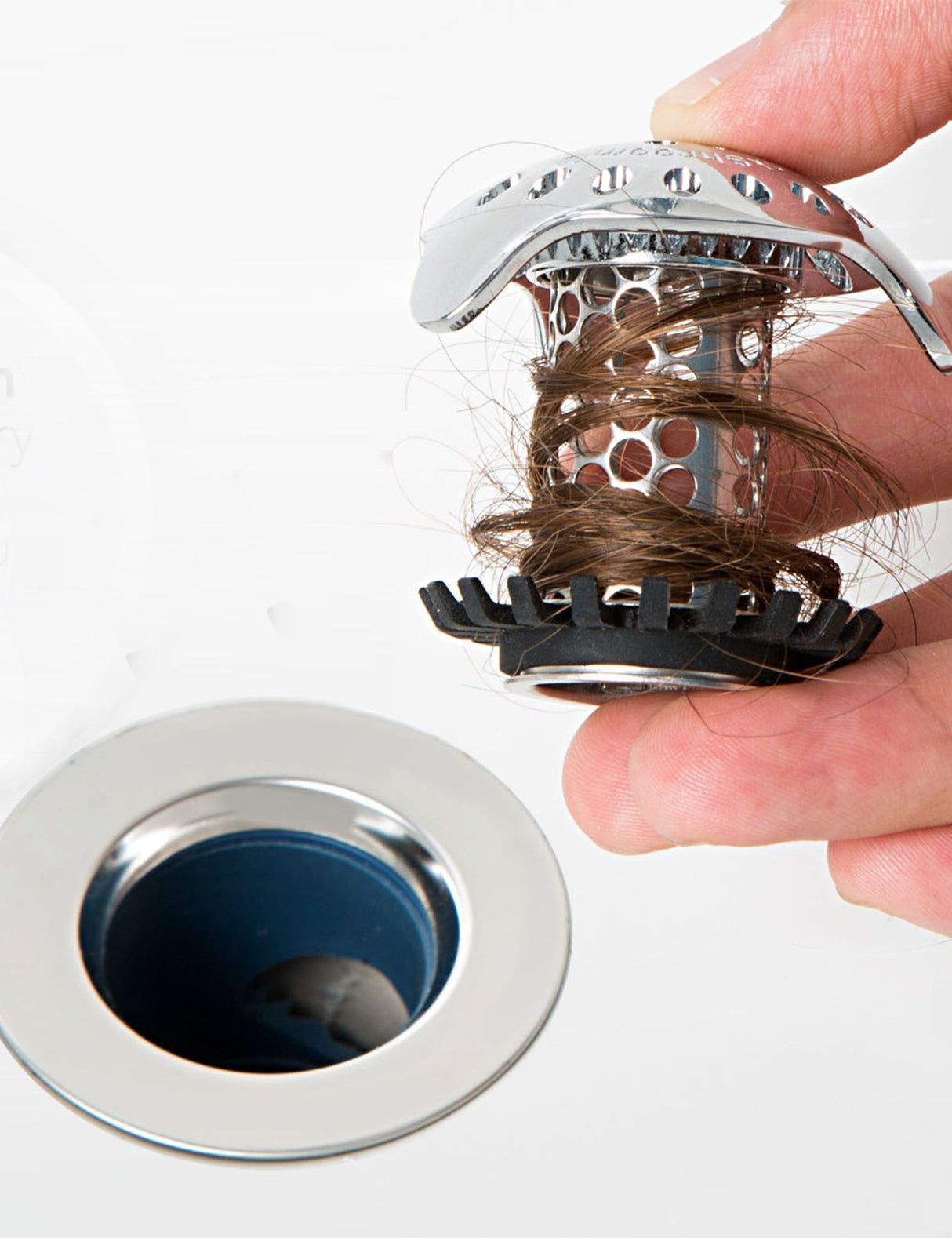 SinkShroom (Ultra Edition) The Hair Catcher That Prevents Clogged Bathroom Sink Drains by TubShroom.com