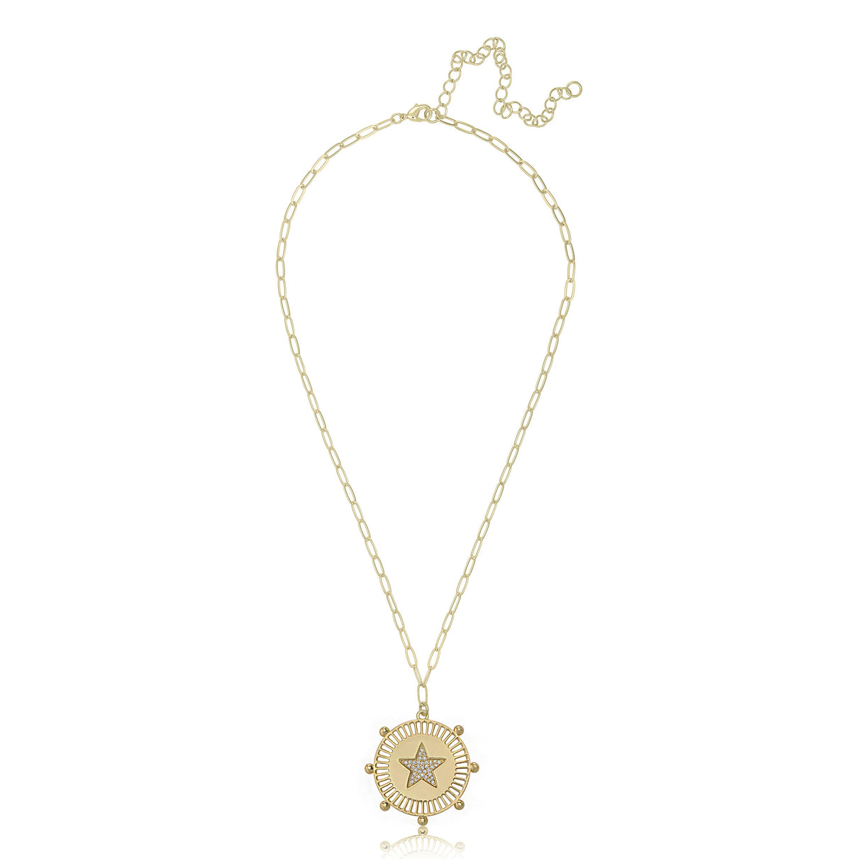 SALE Star Medallion Necklace by Jennifer Miller Jewelry