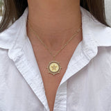 SALE Star Medallion Necklace by Jennifer Miller Jewelry