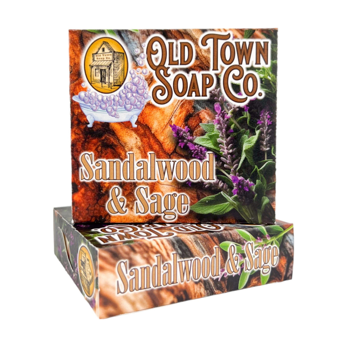 Sandalwood & Sage -Bar Soap by Old Town Soap Co.