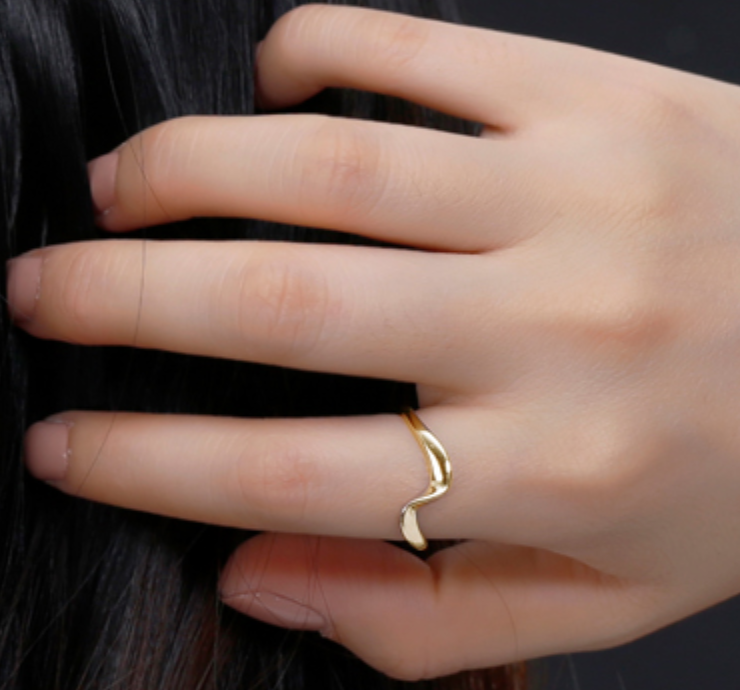 Wavy Baby Ring by House of Baesics