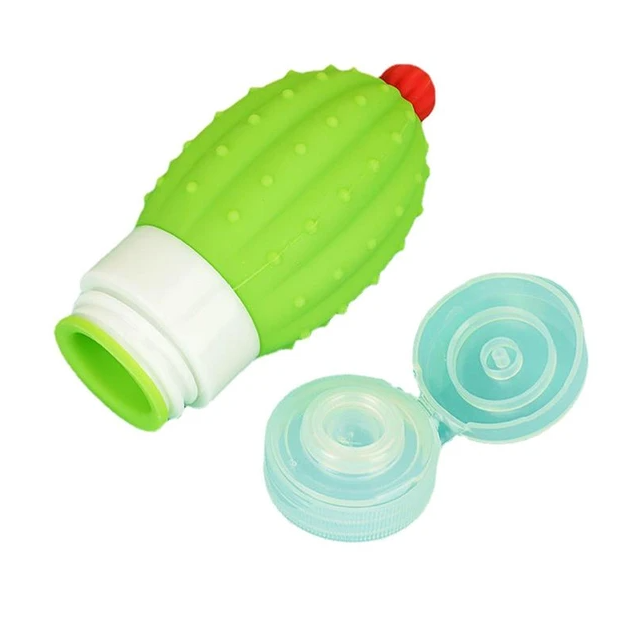 Silicone Travel Cactus Bottle by Quirky Crate