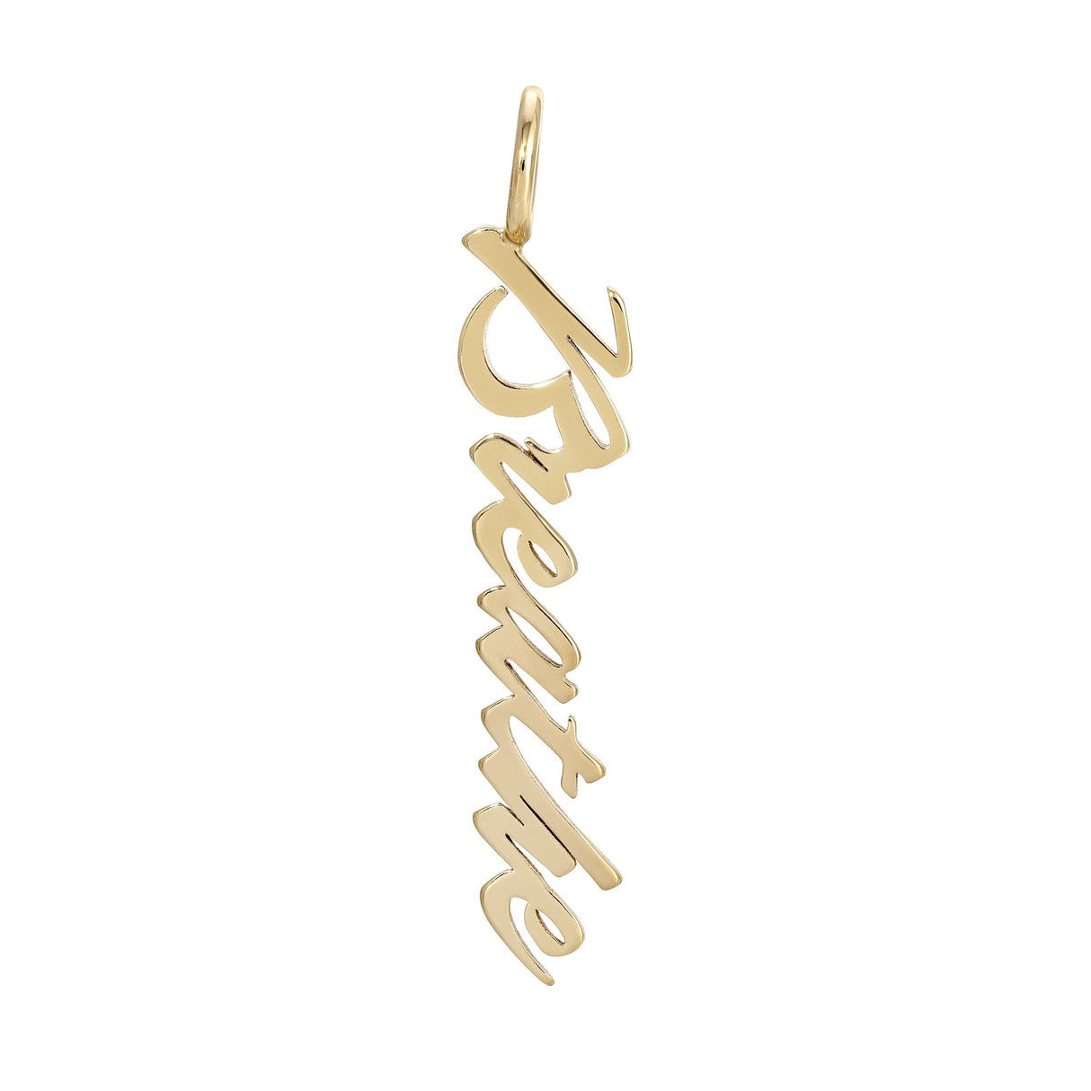 Script Pendant Breathe by eklexic jewelry