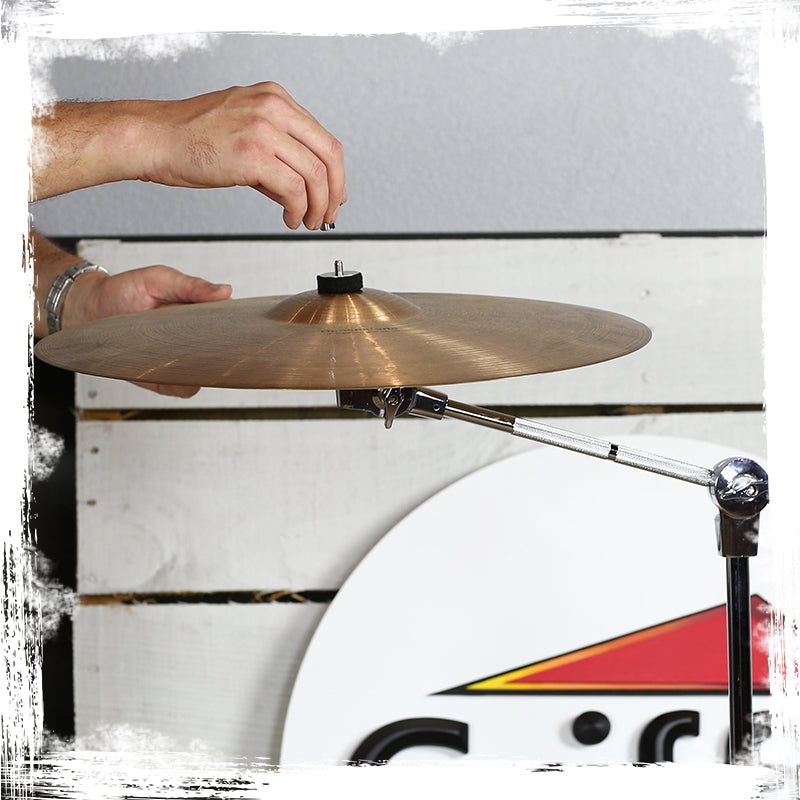 GRIFFIN Cymbal Boom Stand - Double Braced Drum Percussion Gear Hardware Set - Adjustable Height by GeekStands.com