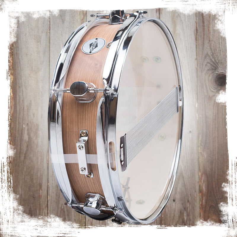 Piccolo Snare Drum 13" x 3.5" by GRIFFIN - 100% Poplar Shell with Oak Wood Finish & Coated Drum Head - Professional Marching Drummers Percussion by GeekStands.com