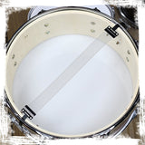 GRIFFIN Snare Drum - Poplar Wood Shell 14" x 5.5" with Black PVC & Coated Head - Acoustic Marching Percussion Musical Instrument Set with Drummers Key by GeekStands.com