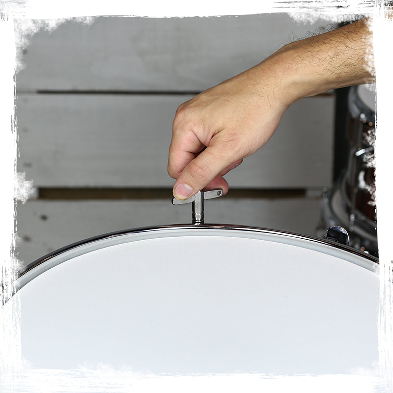 Piccolo Snare Drum 13" x 3.5" by GRIFFIN - 100% Poplar Wood Shell Hickory Finish & Coated Drum Head by GeekStands.com