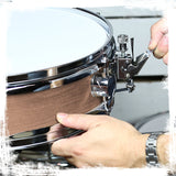 Piccolo Snare Drum 13" x 3.5" by GRIFFIN - 100% Poplar Shell with Oak Wood Finish & Coated Drum Head - Professional Marching Drummers Percussion by GeekStands.com