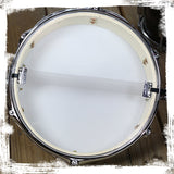 Piccolo Snare Drum 13" x 3.5" by GRIFFIN - 100% Poplar Shell Zebra Wood Finish & Coated Drum Head by GeekStands.com