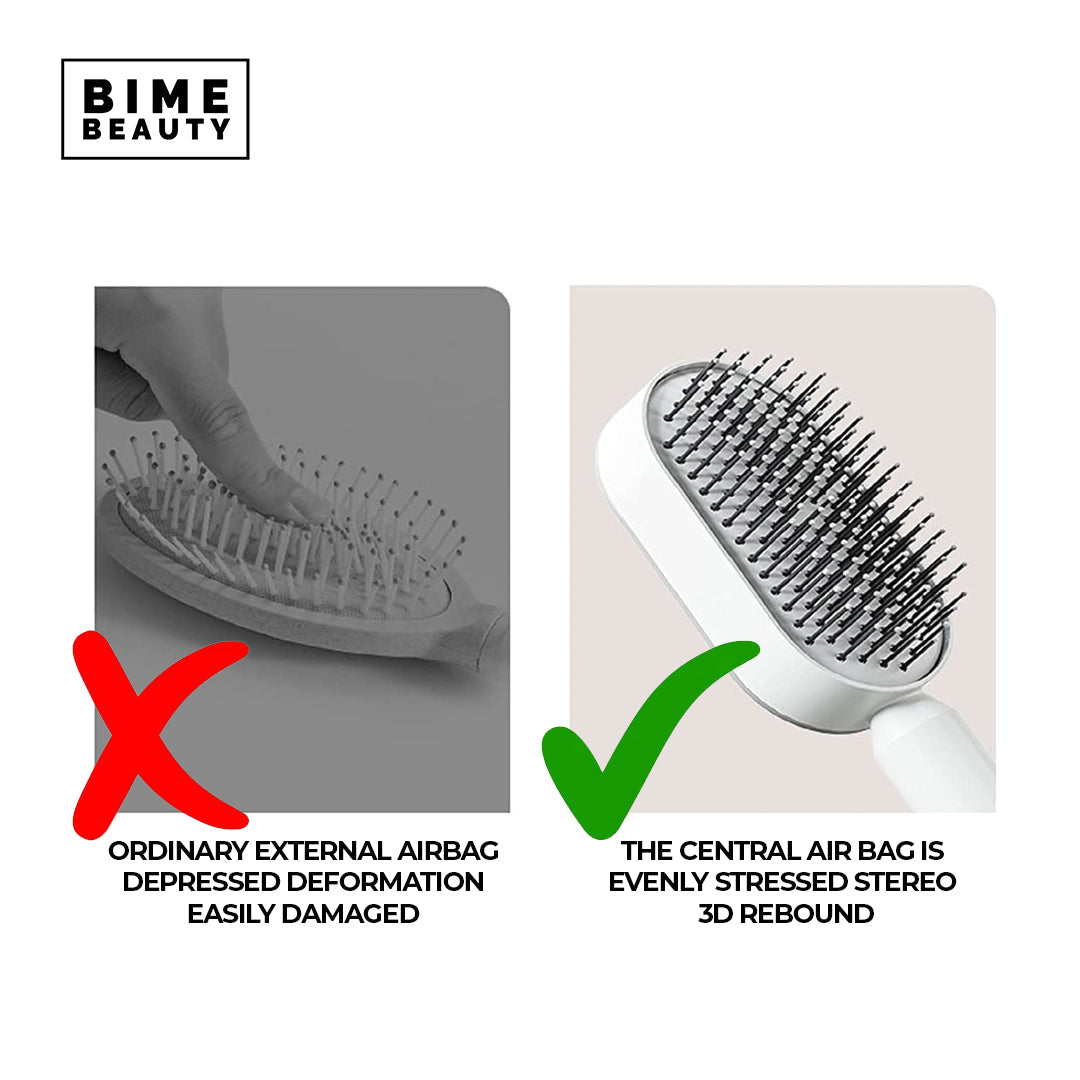 Self-Cleaning Hair Brush by BimeBeauty