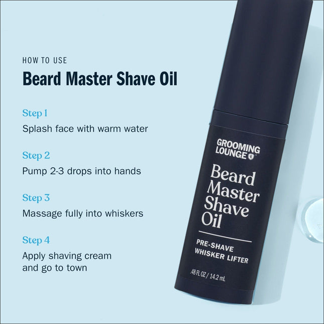 Grooming Lounge Beard Master Shave Oil by Grooming Lounge