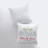 Silent Night | Merry Christmas | Throw Pillow | Christmas Pillow | Home Decor | Christmas Décor | Christmas tree | Christmas Gifts by UniikPillows