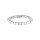 Thin CZ Eternity Band by By Adina Eden