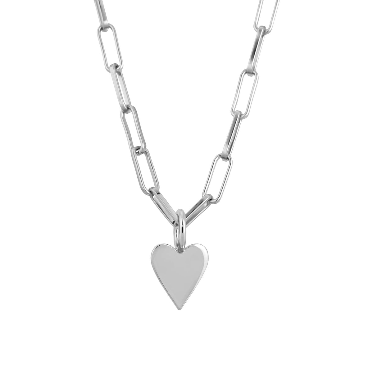 Silver Helena Charm Necklace by eklexic jewelry