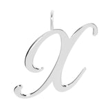 Silver Large Letter Pendants by eklexic jewelry