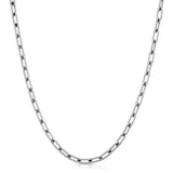 Silver Medium Link Chain by eklexic jewelry