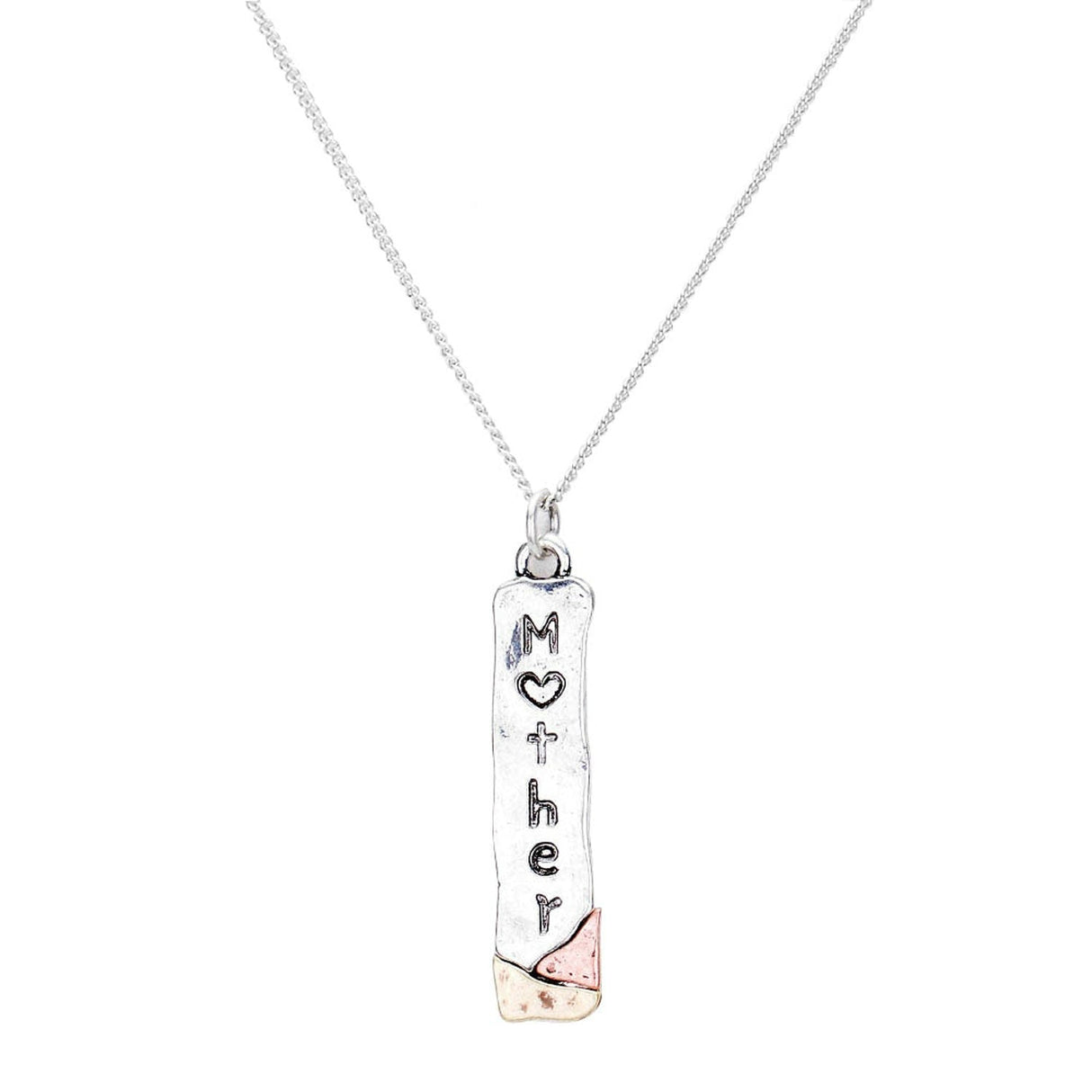 Mother Metal Bar Pendant Necklace by Madeline Love