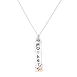 Mother Metal Bar Pendant Necklace by Madeline Love