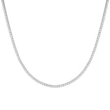 Classic Thin Tennis Necklace by By Adina Eden