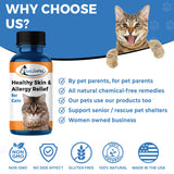 Healthy Skin for Cats - Cat Miliary Dermatitis, Skin Allergy & Cat Scabs Remedy by BestLife4Pets