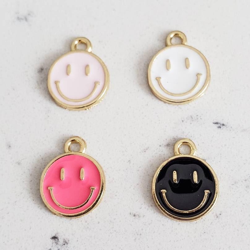 Smiley Face Necklace by Salt and Sparkle