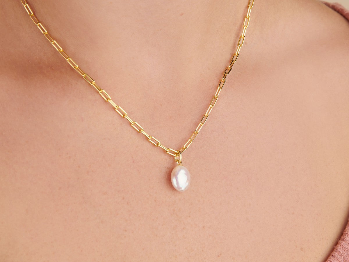 Sophia Pearl Necklace by Little Sky Stone